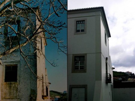 A.Sotero.Frazão | Vista lateral do Centro Comunitário, como era e como ficou depois de recuperada